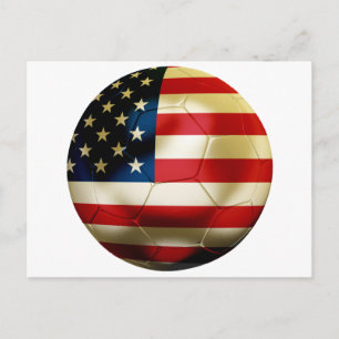 USA Soccer Postkarte