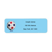 USA Soccer Return Address Label (Vorne)