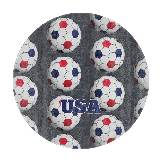 USA soccer shirt Schneidebrett (Vorderseite)