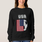 Usa Soccer Team Flag Sweatshirt (Vorderseite)