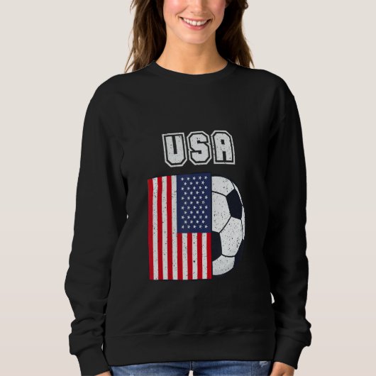 Usa Soccer Team Flag Sweatshirt (Vorderseite)