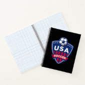 USA Soccer Team Notizblock (Innenseite)