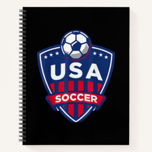 USA Soccer Team Notizblock