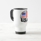 USA Soccer Team Reisebecher (Vorderseite Links)