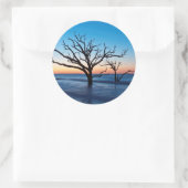 USA, South Carolina, Edisto Island, Botany Bay Runder Aufkleber (Tasche)