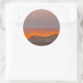 USA, South Dakota, Badlands National Park Runder Aufkleber (Tasche)