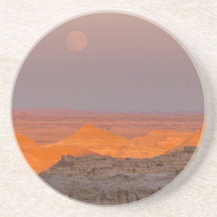 USA, South Dakota, Badlands-Nationalpark Sandstein Untersetzer