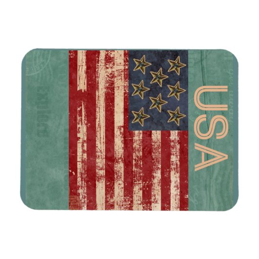 USA Souvenir Magnet (Horizontal)