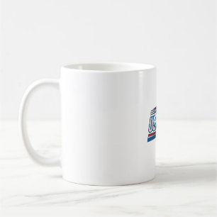 USA-Speed-Racing-patriotisches-vintage-Vektor-Desi Kaffeetasse