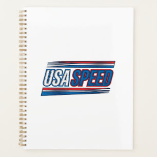 USA-Speed-Racing-patriotisches-vintage-Vektor-Desi Planer