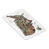 USA Staat Collage Magnet (Rechte Seite)