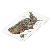 USA Staat Collage Magnet (Linke Seite)