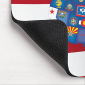 USA STAATEN MOUSEPAD (Ecke)