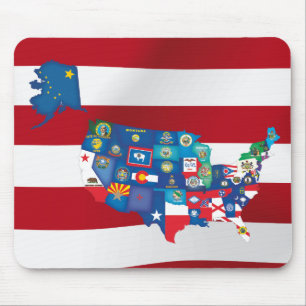 USA STAATEN MOUSEPAD