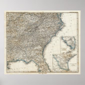 USA Staaten Poster (Vorne)