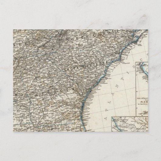 USA Staaten Postkarte (Vorderseite)