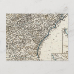 USA Staaten Postkarte