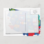 USA STAATEN POSTKARTE (Rückseite)