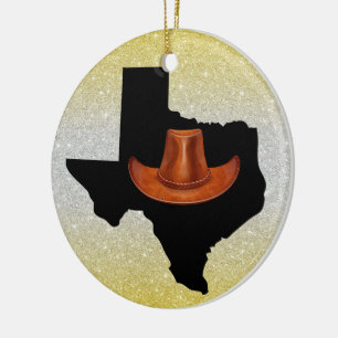 USA Staaten Texas - See Back Keramik Ornament