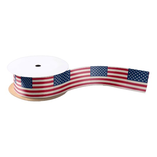 USA-Staatsflagge Satinband (Spule)