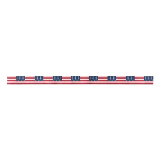 USA-Staatsflagge Satinband (Vorderseite)