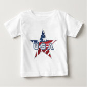 USA Star Baby T-shirt (Vorderseite)