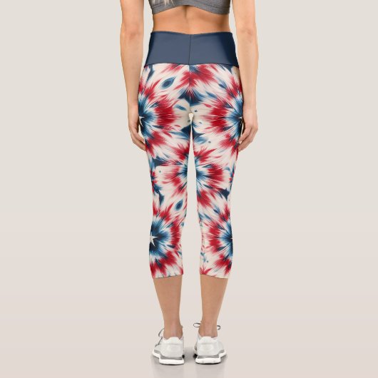 USA Star Capri Leggings (Rückseite)