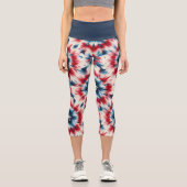 USA Star Capri Leggings (Vorderseite)