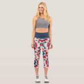 USA Star Capri Leggings (Vorderseite)
