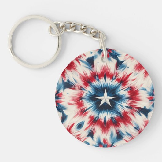 USA Star "Eine Nation unter Gott" Schlüsselanhänger (Vorderseite)