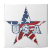 USA Star Fliese (Vorderseite)