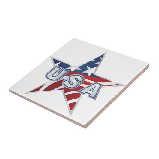 USA Star Fliese (Seite)