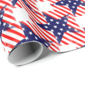 usa star geschenkpapier (Rolleneckpunkt)