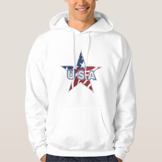USA Star Hoodie (Vorderseite)