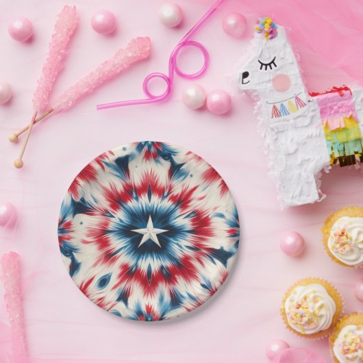USA Star Pappteller (Party)