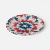 USA Star Pappteller (Schrägansicht)