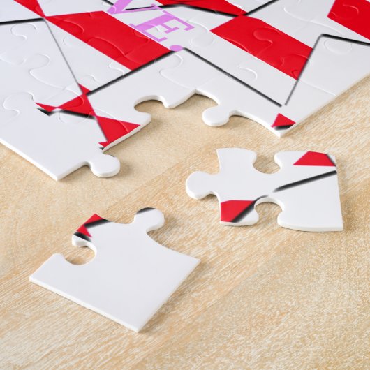 USA Star Spangled Liebe My Country of Liebe Puzzle (Seite)