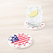 USA Star Spangled Liebe My Country of Liebe Sandstein Untersetzer (Seite)