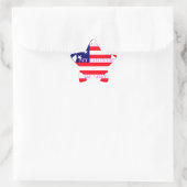 USA Star Spangled Liebe My Country of Liebe Stern-Aufkleber (Tasche)