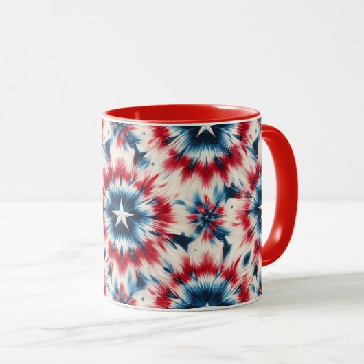 USA Star Tasse (VorderseiteRechts)