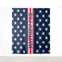 USA Stars Stripes ⭐ Monogram Dazzling