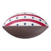 USA Stars Stripes Red White Blue Patriotic Sports Football (Gedreht 90)