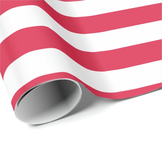 USA Stars Stripes Script Monogram Dazzling Geschenkpapier (Rolleneckpunkt)