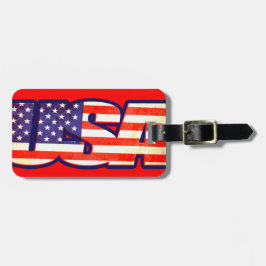 USA Stars & Strips - Amerika Flagge Gepäckanhänger