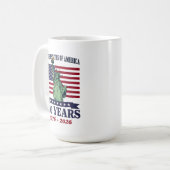 USA Statue of Liberty 250 Years 1776-2026 Kaffeetasse (Vorderseite Links)