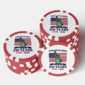 USA Statue of Liberty 250 Years 1776-2026 Pokerchips (Stapel)