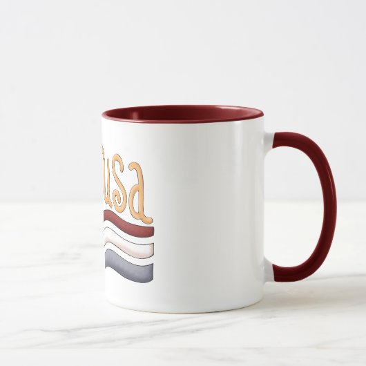 USA steht für starke Tasse (Rechts)