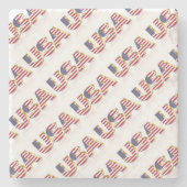 USA STEINUNTERSETZER (Vorderseite)