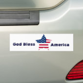 USA-Stern-amerikanische Flagge Autoaufkleber (Auf Auto)