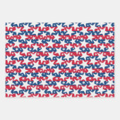USA Sterne Geschenkpapier Set (Vorderseite 3)